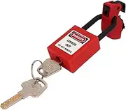 Circuit Breaker Lockout Tool, Circuit Breaker Lockout Set Universal Simple Installation Nylon Brass Compact for Chemicals for Explosive Locations