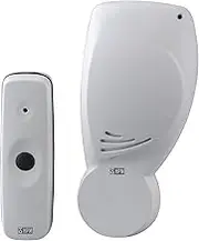 HPM D641 Series 35m Range Plug in Wireless Door Chime Kit White
