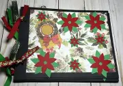 Christmas Premade Scrapbook Album- Junk Journal Tim Holtz Ideology