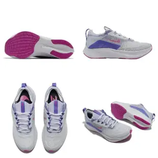 【NIKE 耐吉】慢跑鞋 W Zoom Fly 4 氣墊 女鞋 跑鞋 運動 灰 粉(CT2401-003)