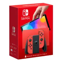 在飛比找環球Online優惠-Nintendo Switch OLED 瑪利歐亮麗紅 特別