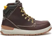 [CAT] Footwear Men's Impact Waterproof Construction Boot, Impact Wp Friar Brown, 8