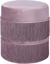 Creative Dressing Stool Modern Round Dressing Table Stool Cloth Living Room Sofa Tea Stool Tassel Decoration Footstool
