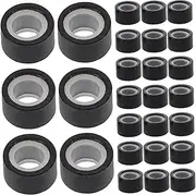 WRITWAA 1000pcs Silicone Hair Extensions Braiding Curly Rings Hair Braids Hair Accessory Accessories Tool Links Beads Hair Extensions Silica Black