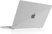 STM Studio Protective Case for MacBook Air 13" Retina - M2, 2022 (MLXW3LL/A) - Translucent, Vented, Lightweight Laptop Cover - Clear (stm-122-373MU-01)