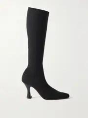 [NEOUS] NEOUS - Ran Stretch-knit Knee Boots - Black - IT36 IT 36 Black