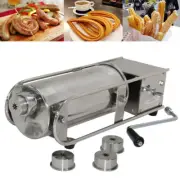 5L Commercial Manual Stainless Steel Hand Crank Horizontal Churro Machine Maker
