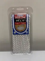 Dockmate DOCK LINE Solid Braid MFP 3/8"x 15' 12" Eye Splice