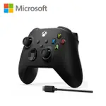 【MICROSOFT 微軟】超值組XBOX 原廠無線控制器+USB-C 纜線(磨砂黑)+RAZER 雷蛇無線滑鼠