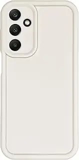 [Puxicu] Slim Case for Samsung Galaxy A15 5G, Enhanced Camera Protection, Shockproof Skin-Friendly Touch Soft Case Cover for Samsung Galaxy A15 Phone, White