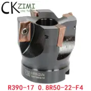 1× R390-17 0.8R50-22-F4 50mm CNC Indexable Face Milling Cutter,For R390170408