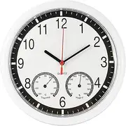 10 Inch Outdoor Garden Wall Clock with Weatherproof Hygrometer Thermometer Retro Battery Operated Garden Clock Quartz Clock for Indoor Outdoor