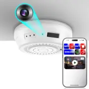 Spy Camera Smoke Detector | WIFI Alarm Sensor | Dummy Device | Night Vision LIVE
