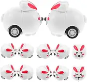 12pcs Animal Design Pull Back Car for Mini Playthings to Enhance Hand Eye Coordination Bright Colors Adorable Cartoon Shapes for Endless Fun