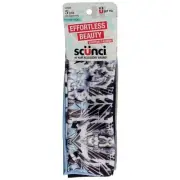 3 Pack Scunci Effortless Beauty No Damage Headwraps, Assorted Colors 39939, 5 Ct