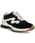 Steve Madden Campo CAMP08S1 Sneakers Women 8.5 Black White Running Shoes ZPO3207