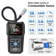Combustible Gas Leak Detector Flammable Natural Gas Tester Meter Air Analyzer -