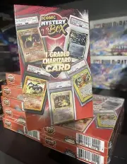 Factory SEALED Iconic Mystery Graded Charizard Box Pokemon PSA BGS CGC