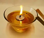 Vigil Lamp 500 Wicks from Beeswax & Free 5 Cork Floaters Fytilakia Louminia