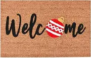 Christmas Door Mats Outdoor Washable Christmas Doormats Outside Funny Christmas Decorative Doormat Non Slip Front Door Mat Rubber Back Door Mat Outdoor for Indoor Outdoor