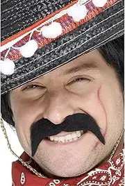 Smiffys Mexican Bandit Mustache Size: One Size