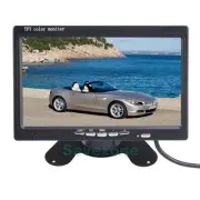 7" LCD TFT Big Screen Car Rear View Monitor 2CH Video For DVD & Reversing Camera