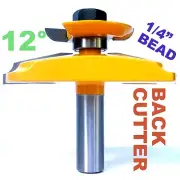 1pc 1/2" SH 12° Straight Raised Panel with Back Cutter Router Bit S