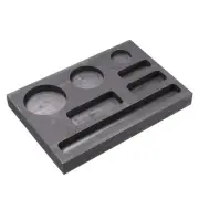 Gold Silver Graphite Ingot Mould Crucible for Casting Metal Seven Hole Slot