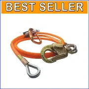1/2 Inch x 14 Ft Steel Core Flip Line Kit - Ultimate Tree Climbing Safety Gear