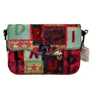 Desigual Mixed Media Boho Patchwork Crossbody 'Amorgos' Bag - Unique Details