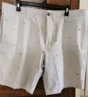 Under Armour Mens 38 Golf Shorts Gray All Over Bird Print 1377303 014 NWT $70