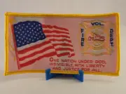 American Volunteer Fire Department Patch Rectangle