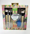 EcoTools Glow On The Go 6 Piece Brush Set With Travel Bag. Limited Edition.