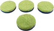 Daiilg Replacement Pad for Cordless Electric Rotary Mop Sweeper Wireless Electric Rotary Mop Replacement Scrubber Pad Including 8 Microfiber Mats and 8 Indoor Use Gaskets