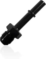 DXNQ Fuel Line Fitting, 6AN Male to 3/8" SAE Quick Disconnect Male Push On EFI Fuel Hose Line Fitting Adapter, Straight Aluminum Sealed EFI Push Lock Adaptor for Fuel Rail Hose (AN6-5/16)