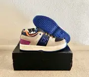DC Lynx OG Paterson Skateboarding Shoes Size 10.5 Tan/Brown/Multi