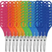 for Kids EZZGOL 96PACK 5” Safety Blunt Tip Student Scissors 6 Assorted Colors Ki