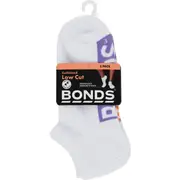 Bonds Ladies Low Cut Socks Size 3-8 Assorted 3 pack