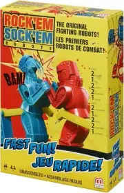ROCK'EM SOCK'EM ROBOTS FIGHTING ROBOTS BRAND NEW 2019 TRAVEL SIZE MATTEL GAMES