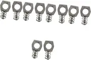 Mobestech 10 Pcs Water Heater Lock Spring Loaded Rv Water Heater Door Camper Water Heater Parts Tow Truck Accessories Rv Water Heater Parts Water Heater Cam Lock Fastener Stainless Steel