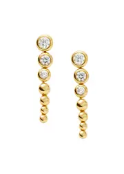 Missoma Articulated 18kt Gold Vermeil Drop Earrings ONE SIZE