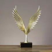 Eagle Figurine Home Decor, Abstract Eagle Sculpture Statue Resin Art Figurine...