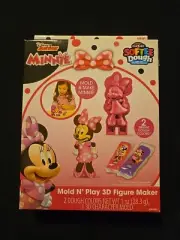 Cra-Z-Art Softee Dough Disney Junior Minnie Mold N' Play 3D Figure Maker New