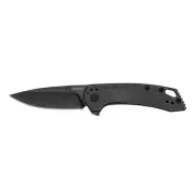 Kershaw Knives Radar Frame Lock 5560 Black Stonewashed Pocket Knife Stainless