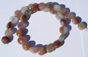 OCEAN JASPER Strand Beads flat round about 13X5mm - Natural Colored Stone S-1