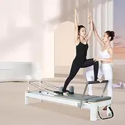 Aluminum Alloy Pilates Reformer Machine - Multifunctional Home Gym Equipment, Body Sculpting, Strength Training & Space-Saving Workouts