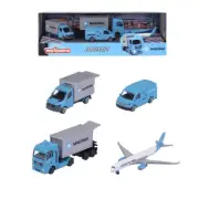 Majorette Collectible Maerks Vehicle Gift Pack of 4 for Ages 3 Years and Up