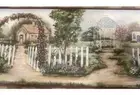 2 Rolls D.W. Wallcovering Pre-Pasted Border Country White Picket Fence 391 4 YDS