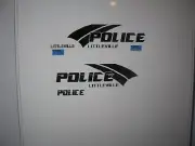 Littleville Alabama Police Car Decals Custom 1:64 two for one money