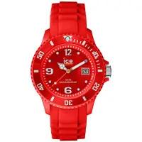 在飛比找Yahoo奇摩購物中心優惠-Ice-Watch 永恆系列 精工炫麗手錶-紅/48mm